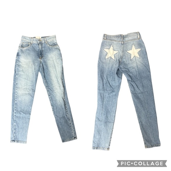Revice Star Patch Jeans Size 27 - Picture 1 of 4